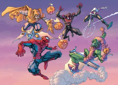 Dreamy Marvel Wallpaper Abstract Wallpaper 4K 2500x1815 Hd, Pc, Desktop, Wallpaper, Featuring, Marvel, Comics, Characters, Miles, Morales, Spider-gwen, Superior, Brown, Gray, Pink, Landscape, Full HD