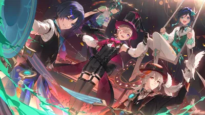Crisp Anime Wallpaper Abstract Wallpaper 4K 3500x1969 Anime, 3500x1969, Gray, White, Purple, Ultrawide, QHD