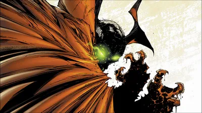 Dark Comic Wallpaper Black/Dark Wallpaper 4K 1920x1080 Hd, Pc, Desktop, Wallpaper, Of, Comic, Spawn:, Glowing, Green, Eyes, Tattered, White, Ultrawide, Full HD