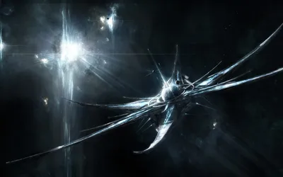 Abstract Cool Metallic Structures Wallpaper 4K, Space category