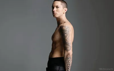 Misty Definition Wallpaper Abstract Wallpaper 4K 1680x1050 A, High-definition, Desktop, Wallpaper, Featuring, Eminem, Showcasing, His, Side, Profile, Visible, Tattoos, Gray, White, Ultrawide