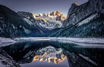 Vivid Snow Wallpaper Nature Wallpaper 4K 2047x1325 Snow-capped, Mountains, And, Their, Reflection, In, A, Serene, Lake, Enveloped, Winter, Scenery, Brown, Gray, Ultrawide, Full HD