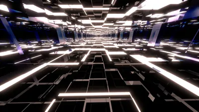 Black Pearl Glass Tunnels Black/Dark Wallpaper 4K 7680x4320 Black, Pearl, Glass, Tunnels, White, Gray, Ultrawide, 4k