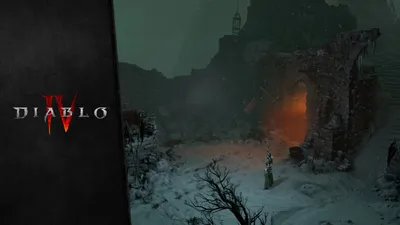Snowy Diablo Glowing Nature Wallpaper 4K 2560x1440 Hd, Desktop, Wallpaper, Featuring, A, Snowy, Scene, From, Diablo, Glowing, Portal, Ruins, Brown, Ultrawide, QHD