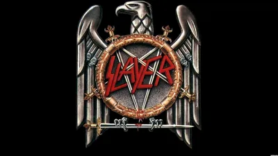 Slayer Logo Eagle Wallpaper 4K, Black/Dark category