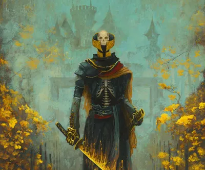 Gatekeeper Spooktober Town Zulfikri World Wallpaper 4K 2000x1667 Gatekeeper, Of, Spooktober, Town, By, Zulfikri, Mokoagow, Gray, Square, Full HD