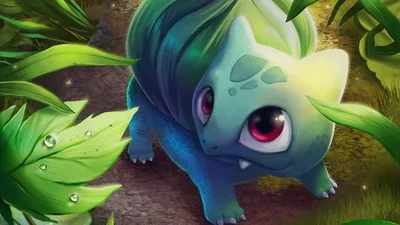 Dreamy Bulbasaur Wallpaper Abstract Wallpaper 4K 2000x1125 Hd, Pc, Desktop, Wallpaper, Of, Bulbasaur, Pokémon, In, Pok, Mon, Anime, Style, White, Gray, Ultrawide, Full HD
