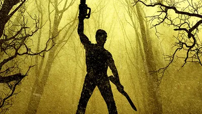 Serene Ash Wallpaper Nature Wallpaper 4K 1920x1080 Hd, Pc, Desktop, Wallpaper, Of, Ash, From, The, Show, Evil, Dead, Silhouetted, Yellow, Brown, Ultrawide, Full HD