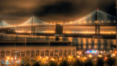 Dreamy San Wallpaper World Wallpaper 4K 2560x1440 San, Francisco, Man, Made, Bay, Bridge, Hd, Desktop, Brown, Ultrawide, QHD