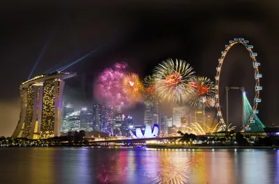 Moody Vibrant Wallpaper World Wallpaper 4K 2048x1356 A, Stunning, Hd, Desktop, Wallpaper, Featuring, Vibrant, Fireworks, Over, City, Skyline, Showcasing, Gray, Purple, Ultrawide, Full HD