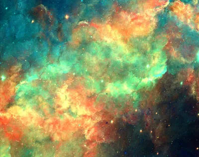 Vivid Colorful Sci Space Wallpaper 4K 2160x1708 Vivid, Colorful, Sci‑fi, Nebula, In, Greens, Oranges, And, Sci, Blues, Detailed, Space, Purple, Orange, Square, Full HD