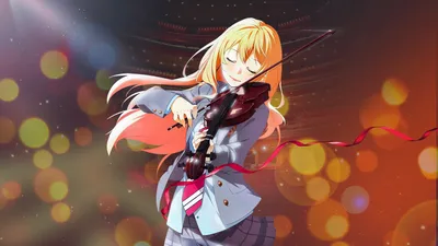 Anime Kaori Miyazono Abstract Wallpaper 4K 1920x1080 Anime-style, Hd, Wallpaper, Of, Kaori, Miyazono, From, Your, Lie, April, Passionately, Playing, Gray, Brown, Ultrawide, Full HD