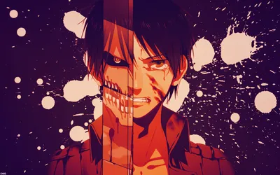Eren Yeager Attack Titan Abstract Wallpaper 4K 1920x1200 Hd, Wallpaper:, Featuring, Eren, Yeager, From, Attack, On, Titan, Anime, Showcasing, Split-face, White, Ultrawide, Full HD
