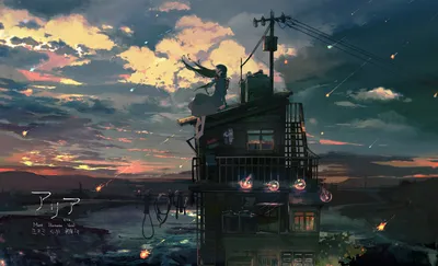 Bold Anime Wallpaper Nature Wallpaper 4K 2800x1700 Anime, Hd, Desktop, Wallpaper, Of, A, Girl, With, Long, Hair, Sitting, Rooftop, Gray, Ultrawide, QHD