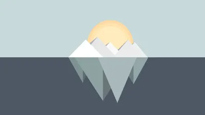 Serene Minimalist Wallpaper Minimal Wallpaper 4K 7680x4320 Minimalist, Artistic, 8k, Ultra, Hd, Pc, Desktop, Wallpaper, Stylized, Iceberg, Floating, Calm, White, Ultrawide, 4k