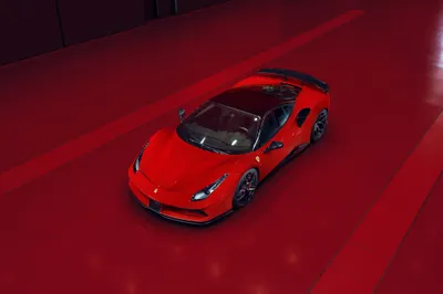 Bright Down Wallpaper Cars Wallpaper 4K 4096x2727 Top-down, View, Of, A, Red, Ferrari, 488, Supercar, Glossy, Backdrop, High-detail, Ultra, Brown, Ultrawide, 4k