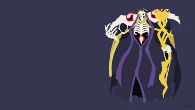 Ainz Ooal Gown Abstract Wallpaper 4K 3840x2160 Ainz, Ooal, Gown, A, Prominent, Character, From, The, Anime, Overlord, Stands, Confidently, White, Ultrawide, 4k