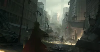 Dark Characters Wallpaper World Wallpaper 4K 4096x2160 Hd, Desktop, Wallpaper, Featuring, Characters, Alicetaria, February, And, Altair, Creators, Abandoned, Street, White, Ultrawide, 4k