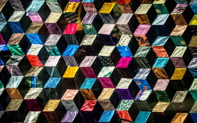 Bright Colorful Wallpaper Abstract Wallpaper 4K 2560x1600 Colorful, Cube, Abstract, Gray, Ultrawide, QHD