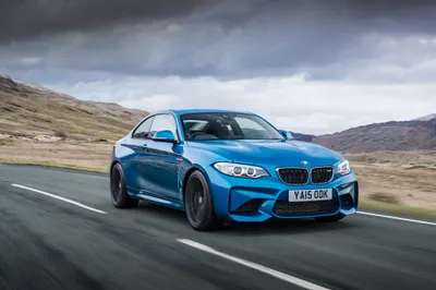 Golden Blue Wallpaper Nature Wallpaper 4K 4096x2731 Blue, Bmw, M2, Driving, On, A, Scenic, Road, Under, Cloudy, Sky, Captured, White, Landscape, 4k
