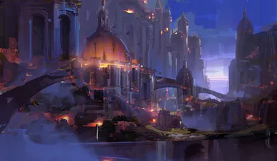 Vivid Fantasy Wallpaper Fantasy Wallpaper 4K 1920x1120 Fantasy, City, Hd, Desktop, Wallpaper, Brown, Ultrawide, Full HD