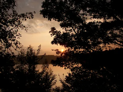 Dark Tranquil Wallpaper Nature Wallpaper 4K 3840x2880 A, Tranquil, Sunrise, Illuminates, Serene, Lake, Framed, Silhouettes, Trees, Nature-inspired, Serves, Stunning, Gray, Landscape, 4k