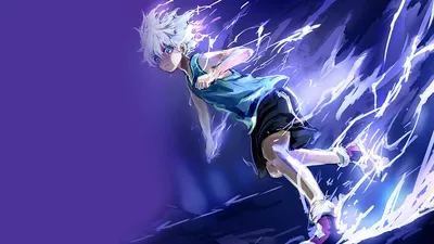 Killua Zoldyck Anime Abstract Wallpaper 4K 1920x1080 Hd, Wallpaper, Of, Killua, Zoldyck, From, The, Anime, Hunter, Depicting, Him, Running, Brown, White, Ultrawide, Full HD