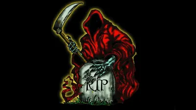 Epic Dark Wallpaper Black/Dark Wallpaper 4K 1920x1080 Hd, Desktop, Wallpaper, Featuring, A, Dark, Hooded, Grim, Reaper, Red, Cloak, Clutching, Gray, Black, Brown, Ultrawide, Full HD