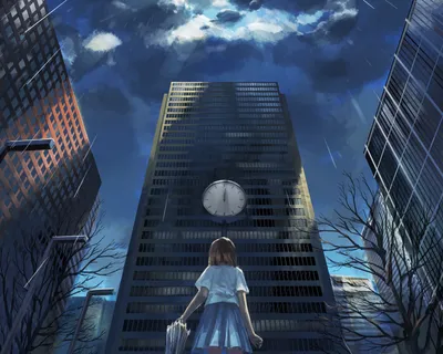 Vibrant Anime Wallpaper World Wallpaper 4K 2194x1755 Anime, Building, Hd, Desktop, Wallpaper, Background, Image, Black, Brown, Square, Full HD