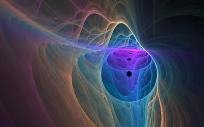 Calm Abstract Wallpaper Abstract Wallpaper 4K 2560x1600 Hd, Abstract, Fractal, Design, With, Swirling, Translucent, Shapes, Vibrant, Blues, Purples, Muted, Gray, Brown, Ultrawide, QHD