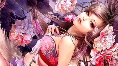 Anime 1920x1080 Abstract Abstract Wallpaper 4K 1920x1080 Anime, 1920x1080, White, Pink, Ultrawide, Full HD