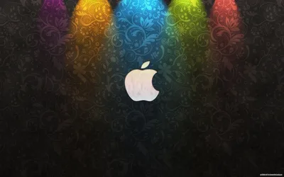 Vibrant Iconic Apple Abstract Wallpaper 4K 1920x1200 A, Vibrant, Hd, Desktop, Wallpaper, Featuring, The, Iconic, Apple, Inc., Logo, Illuminated, White, Brown, Ultrawide, Full HD