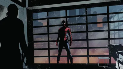 Calm Spider Wallpaper World Wallpaper 4K 1988x1118 Hd, Pc, Desktop, Wallpaper, Featuring, Spider-man, In, Costume, Standing, Against, Cityscape, Backdrop, Gray, Ultrawide, Full HD