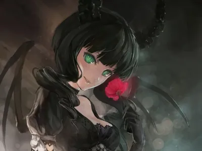 Radiant Captivating Wallpaper Black/Dark Wallpaper 4K 1448x1086 A, Captivating, Hd, Wallpaper, Featuring, Dead, Master, From, Black, Rock, Shooter, Showcasing, Gray, Red, Landscape