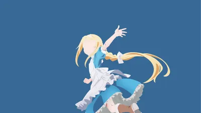 Misty Minimalist Wallpaper Minimal Wallpaper 4K 3840x2160 Minimalist, Alice, Zuberg, Anime, Sword, Art, Online, Desktop, Blue, Ultrawide, 4k