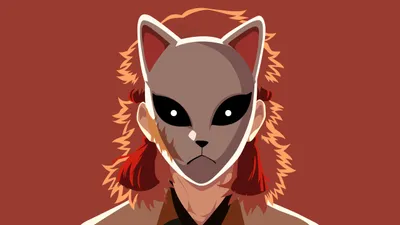 Serene Minimalist Wallpaper Minimal Wallpaper 4K 2560x1440 Minimalist, Sabito, Demon, Slayer, Anime, Kimetsu, Yaiba, Desktop, Brown, Gray, Ultrawide, QHD