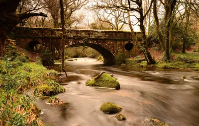 Dreamy Serene Wallpaper Nature Wallpaper 4K 2048x1300 Hd, Desktop, Wallpaper, Featuring, A, Serene, River, Flowing, Beneath, Old, Man-made, Stone, Gray, Ultrawide, Full HD