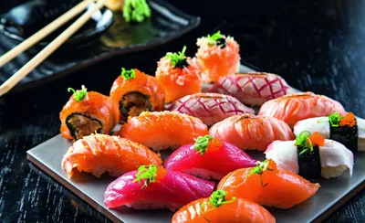Seafood Still Life Fish Food Animals Wallpaper 4K 2048x1248 Seafood, Still, Life, Fish, Food, Sushi, Hd, Desktop, Red, White, Ultrawide, Full HD