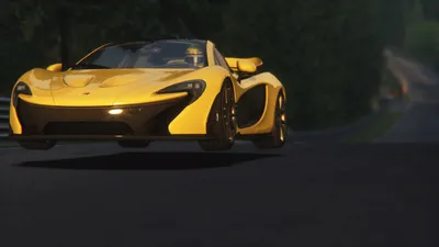 Vibrant Yellow Wallpaper Cars Wallpaper 4K 2560x1440 Yellow, Mclaren, P1, Racing, On, A, Sunlit, Track, Assetto, Corsa, High-detail, Video, Orange, Brown, Purple, Ultrawide, QHD