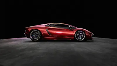 Sleek Red Wallpaper Cars Wallpaper 4K 3840x2160 Red, Lamborghini, Aventador, Lp, 700-4, Supercar, Side, Profile, Dark, Floor, High-detail, Ultra, Brown, Orange, Ultrawide, 4k