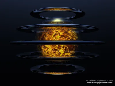 Radiant Abstract Wallpaper Black/Dark Wallpaper 4K 1600x1200 Abstract, Sci‑fi, Hd, Desktop, Wallpaper, Featuring, A, Glowing, Fiery, Orb, Encased, Within, Brown, Landscape