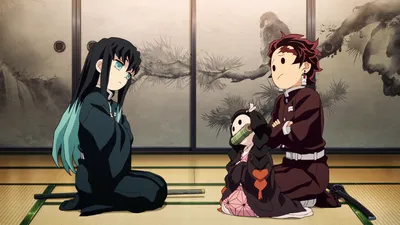 Serene Nezuko Wallpaper Nature Wallpaper 4K 1920x1080 Hd, Pc, Desktop, Wallpaper, Featuring, Nezuko, Kamado, And, Tanjiro, Anime, Demon, Slayer, White, Black, Gray, Ultrawide, Full HD