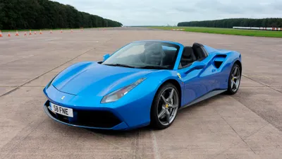 Blue Spider Supercar Sleek Cars Wallpaper 4K 4096x2304 Blue, Ferrari, 488, Spider, Supercar, A, Sleek, Car, Vehicle, Captured, Ultra, Gray, Ultrawide, 4k
