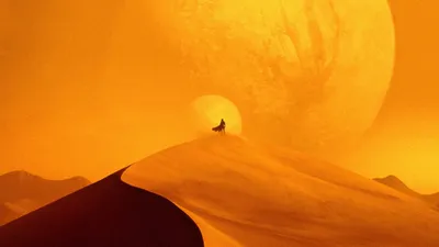 Radiant Movie Wallpaper Nature Wallpaper 4K 2052x1154 Hd, Desktop, Wallpaper, From, The, Movie, Dune, (2021), Featuring, Lone, Figure, Orange, Purple, Ultrawide, Full HD