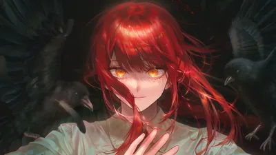 Makima Chainsaw Man Wallpaper 4K, Abstract category