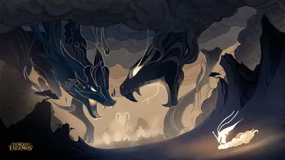 Video Game League Legends Two Nature Wallpaper 4K 1920x1080 Hd, Desktop, Wallpaper, From, The, Video, Game, League, Legends, Featuring, Two, Large, Gray, Ultrawide, Full HD