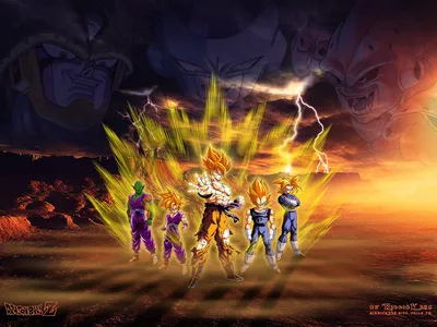 Dark Super Wallpaper Fantasy Wallpaper 4K 1600x1200 Hd, Desktop, Wallpaper, Featuring, Super, Saiyan, Goku, Gohan, Trunks, Vegeta, Dragon, Ball, Brown, Orange, Landscape