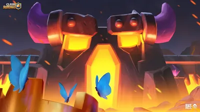 Clash Royale Video Game Games Wallpaper 4K 1920x1080 Clash, Royale, Video, Game, Hd, Pc, Desktop, Wallpaper, Glowing, Horned, Towers, Molten, Purple, Yellow, Ultrawide, Full HD
