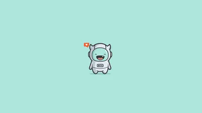 Moody Robot Wallpaper Minimal Wallpaper 4K 1920x1080 Robot, Astronaut, Love, Artistic, Minimalist, Hd, Desktop, Wallpaper, White, Ultrawide, Full HD