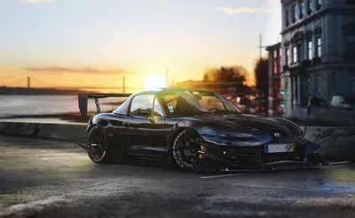 Epic Black Wallpaper Cars Wallpaper 4K 1920x1174 Black, Mazda, Mx-5, Car, Parked, By, The, Waterfront, Sunset, Featured, Desktop, White, Ultrawide, Full HD